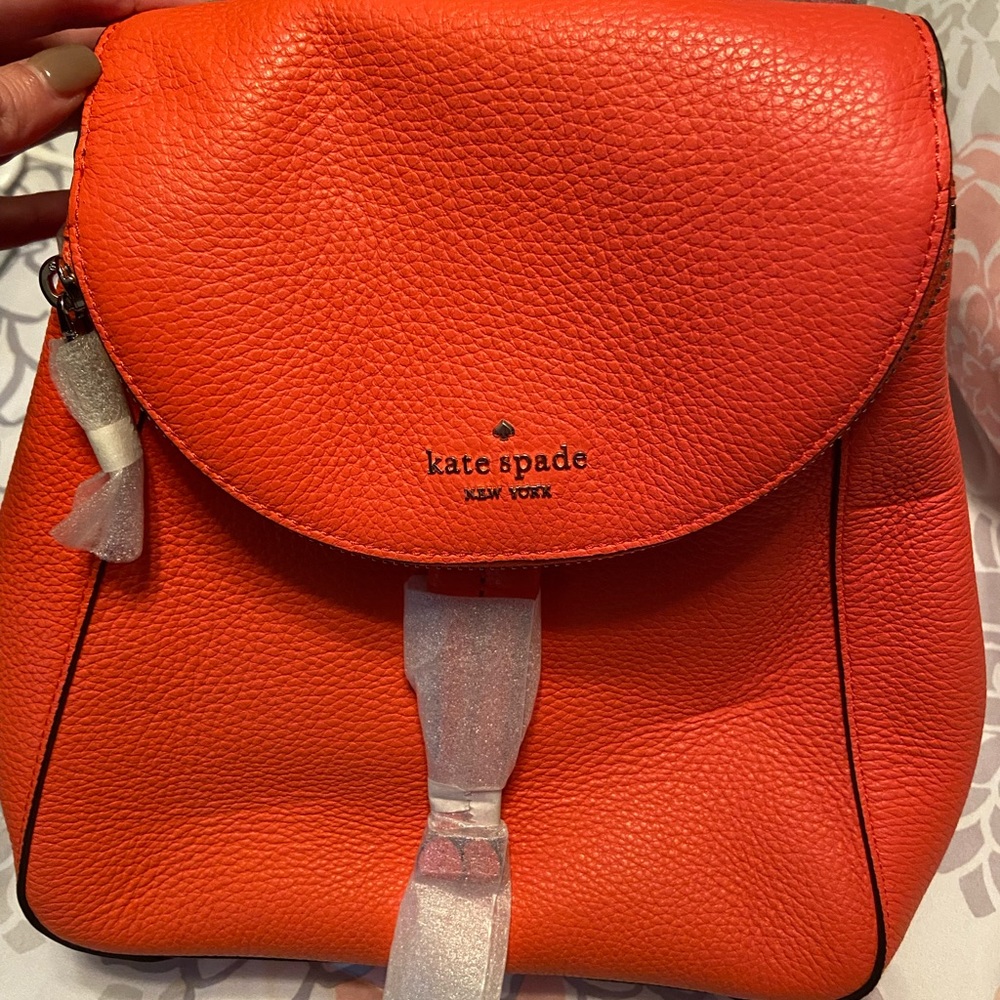 Kate Spade orange backpack